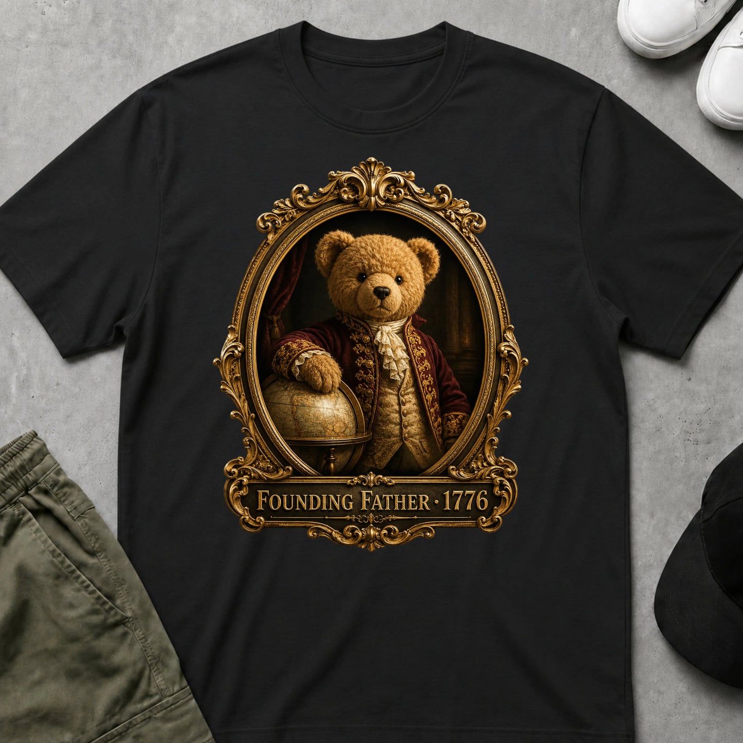 Founding Father T-Shirt Black