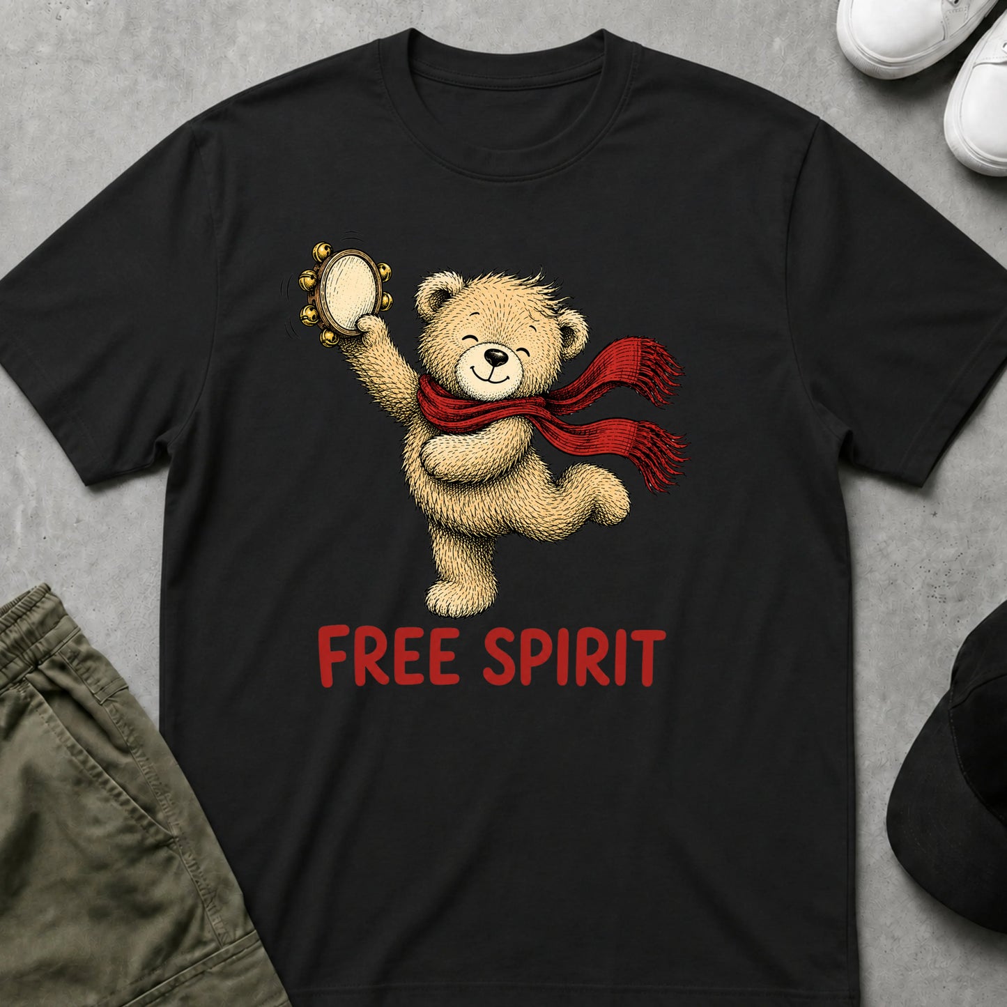 Free Spirit T-Shirt Black