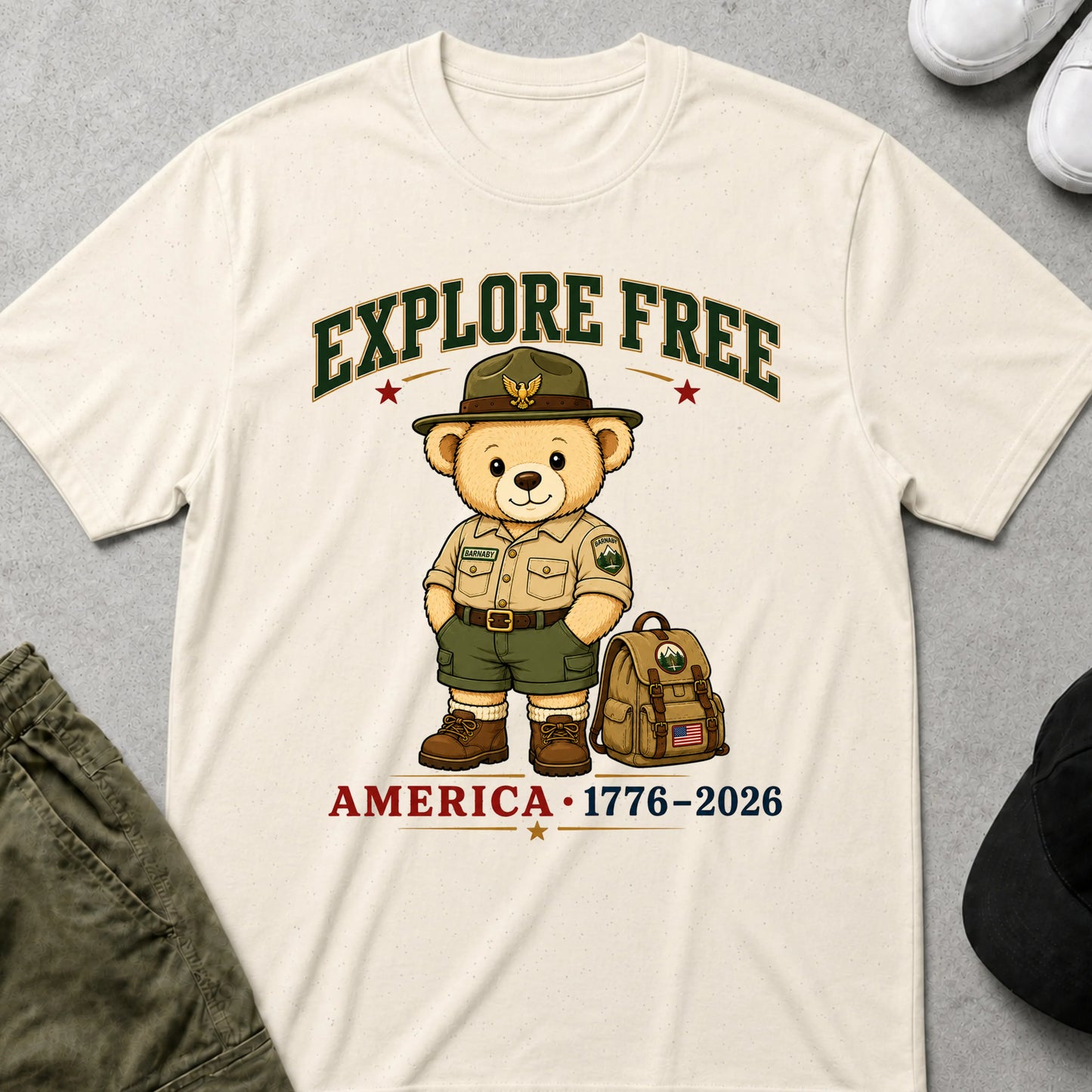 Freedom 1776 T-Shirt Natural