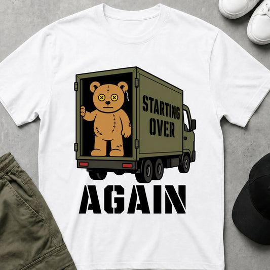 Cool Teds Teddy-Bear Fresh Start T-Shirt White / S
