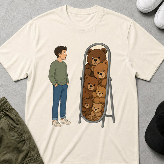 Cool Teds Teddy-Bear Friendly Faces T-Shirt Natural / S
