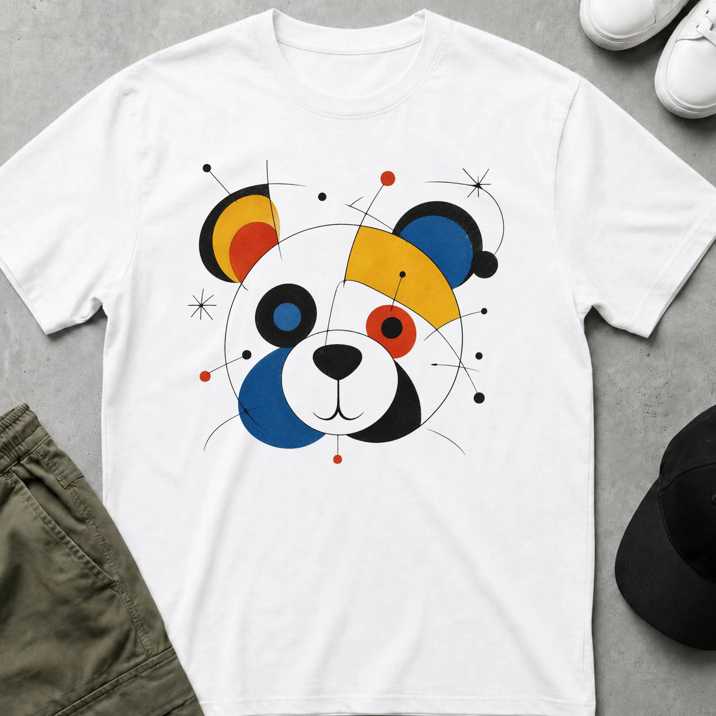 Geometric 1 T-Shirt White