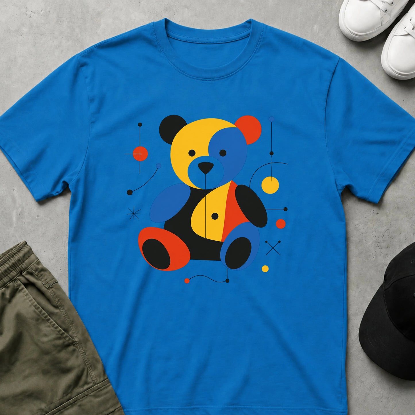 Geometric 2 T-Shirt Sapphire