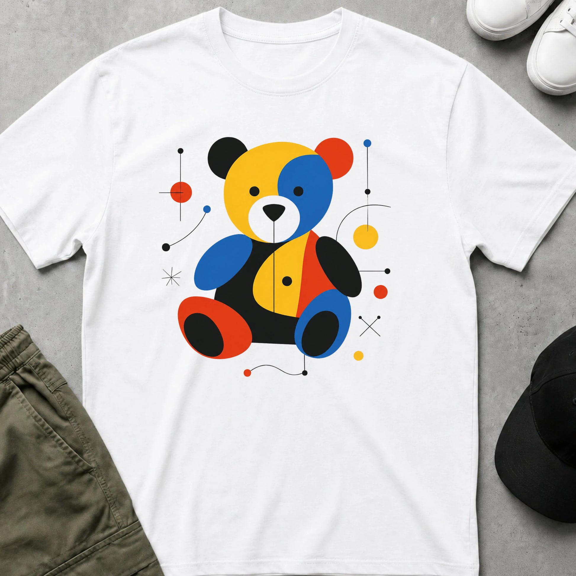 Geometric 2 T-Shirt White