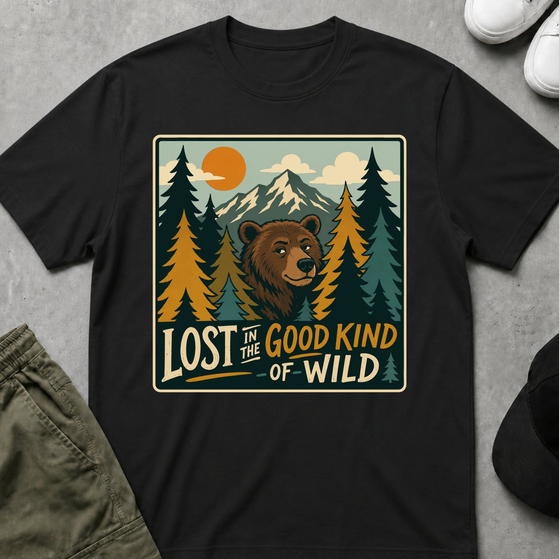 Cool Teds Teddy-Bear Good Kind of Wild T-Shirt Black / S