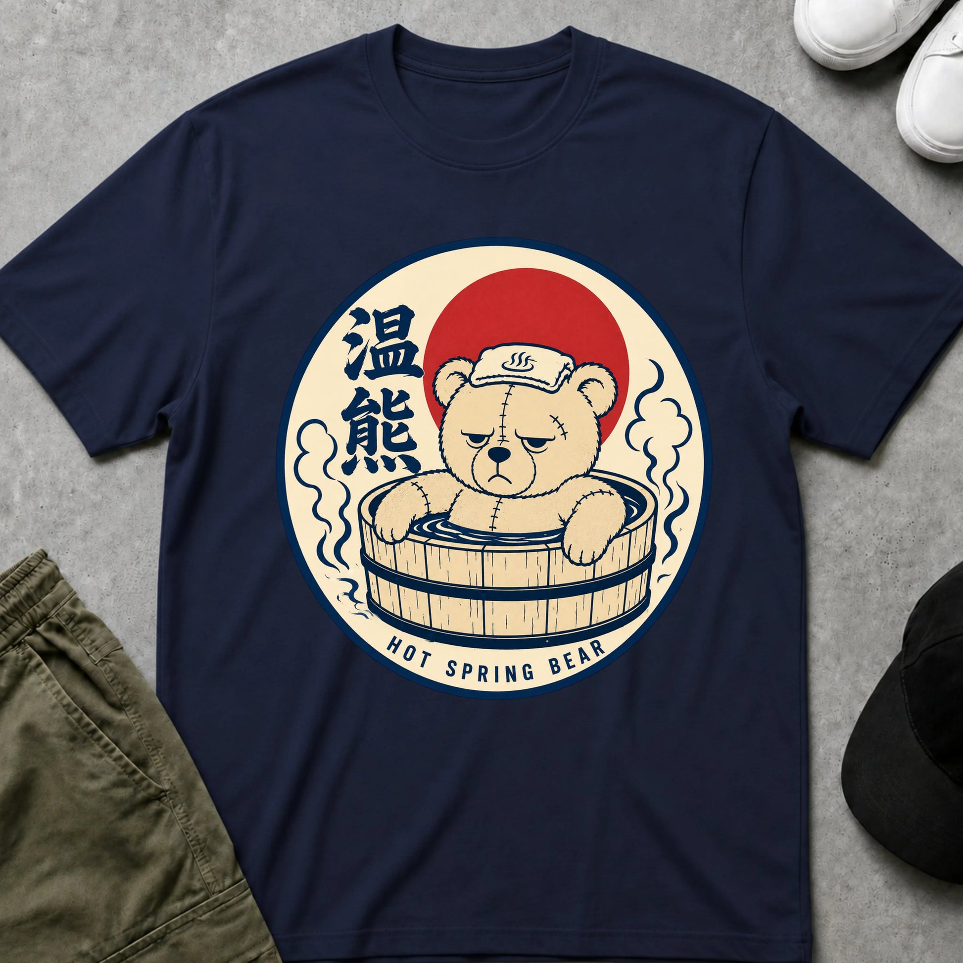 Hot Tub Ted T-Shirt Navy