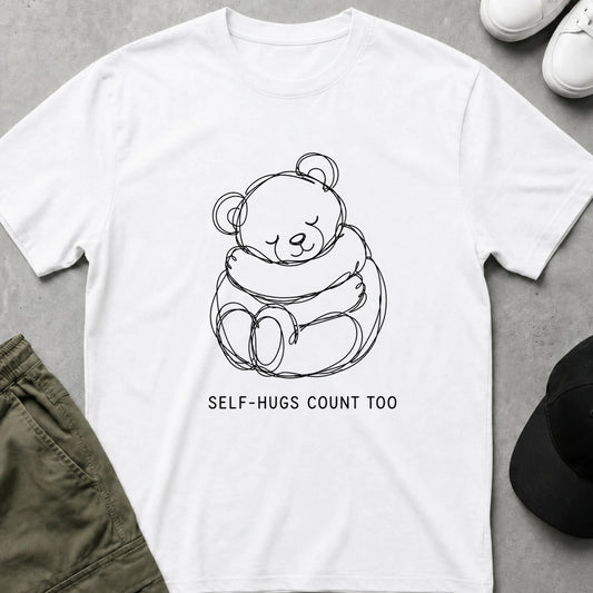 Hug Yourself T-Shirt White