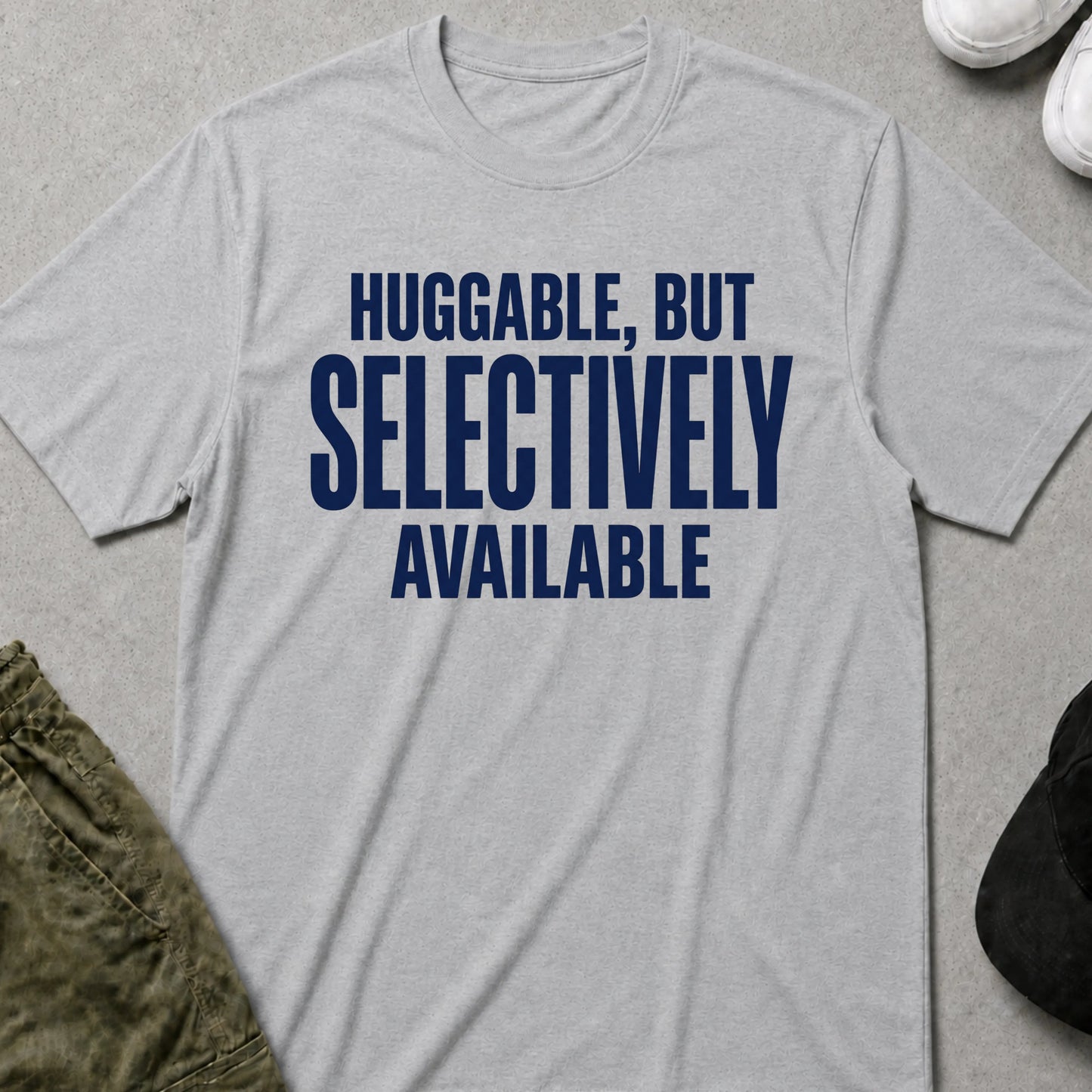 Huggable T-Shirt Sport Grey