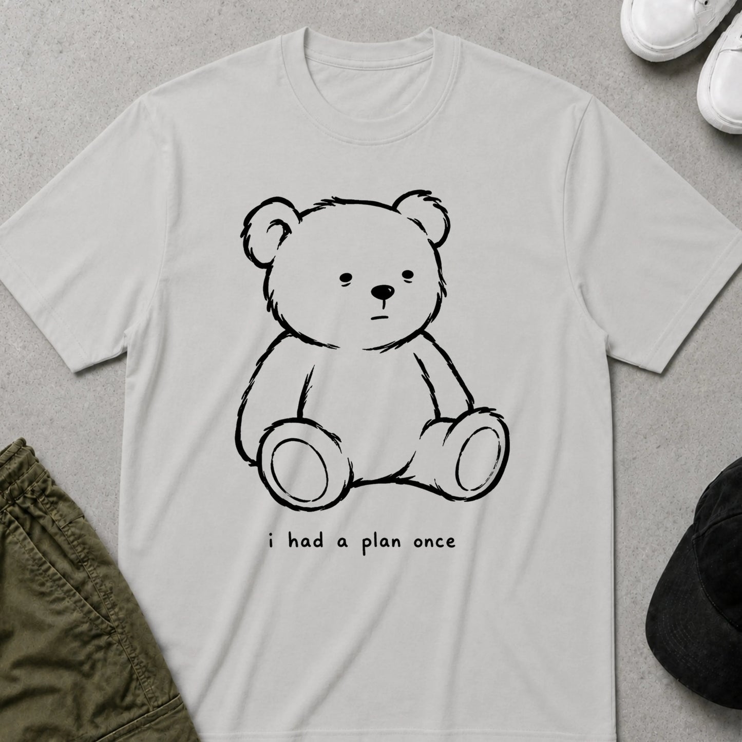 I had a Plan T-Shirt Ice Grey
