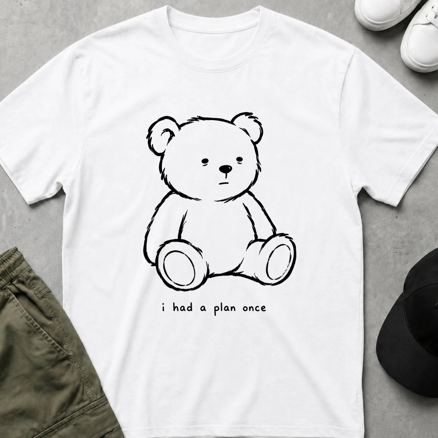 I had a Plan T-Shirt White