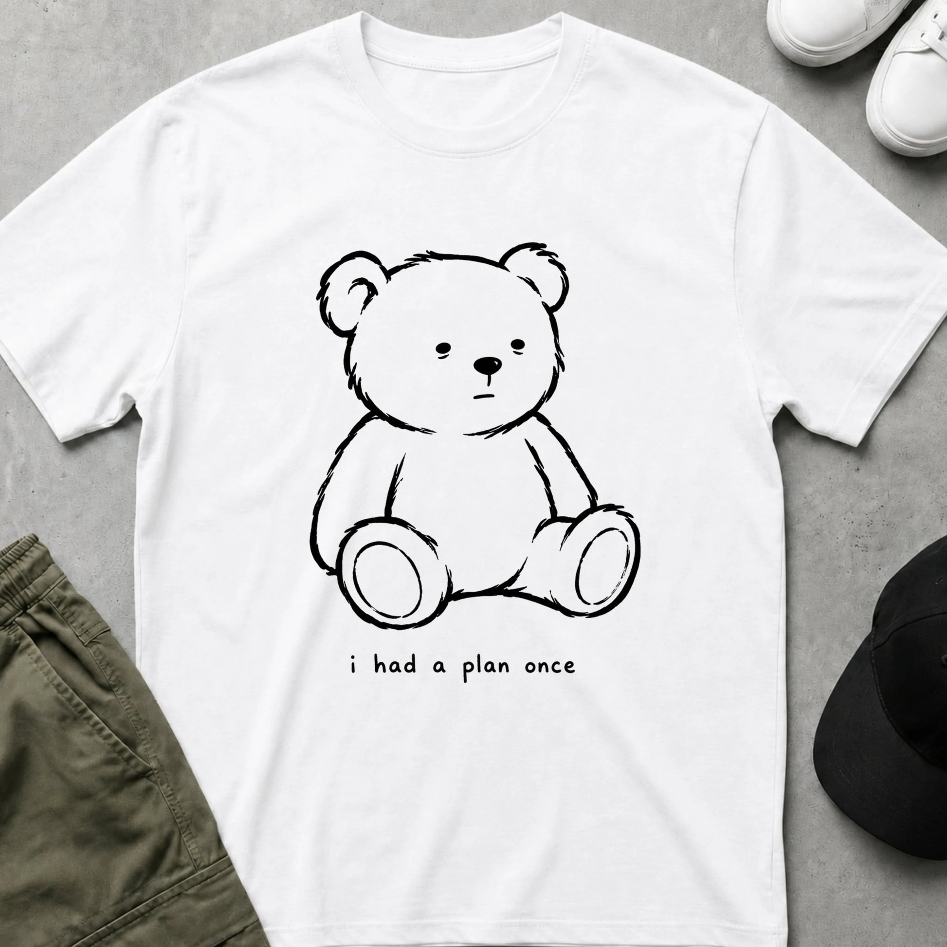 I had a Plan T-Shirt White