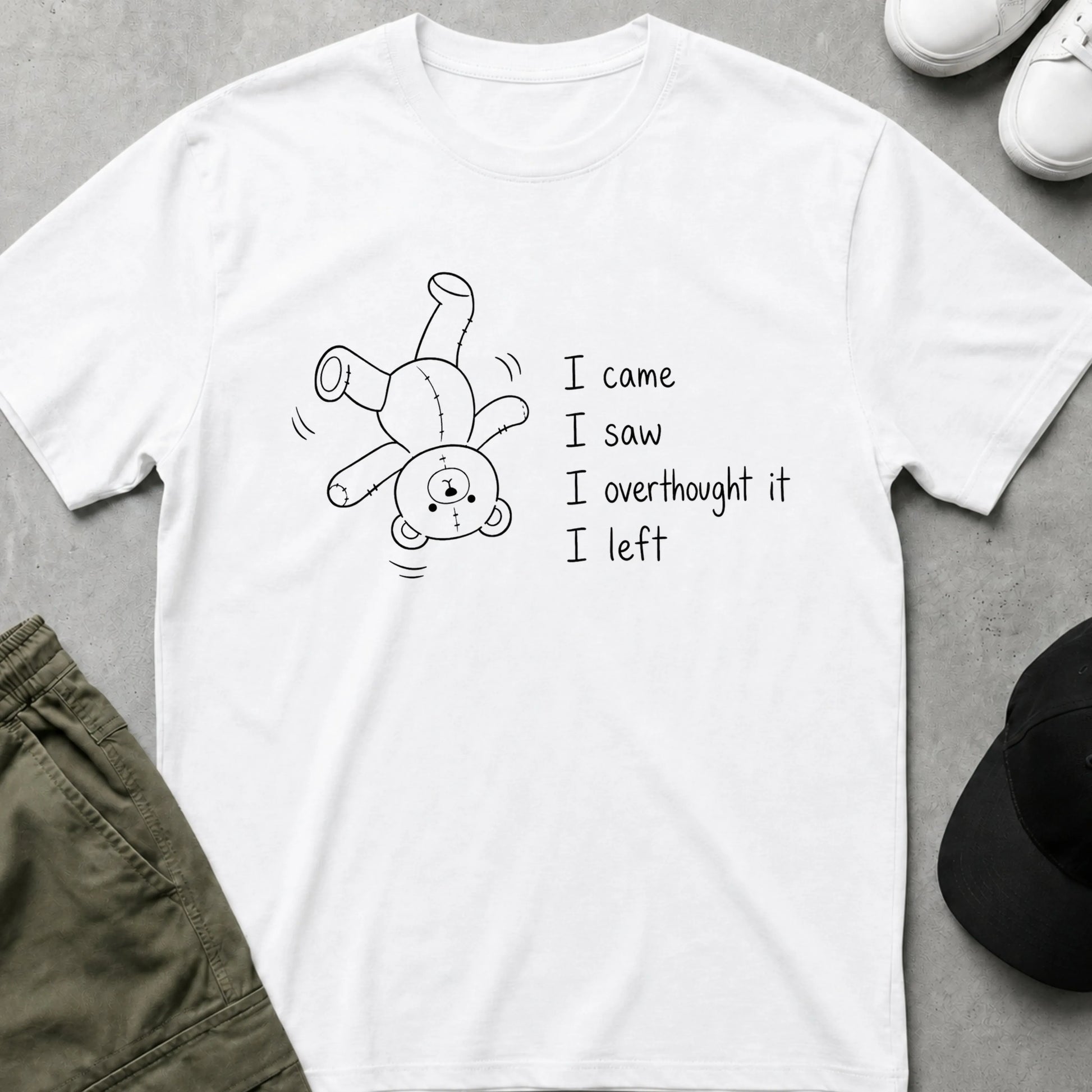 I Left T-Shirt White