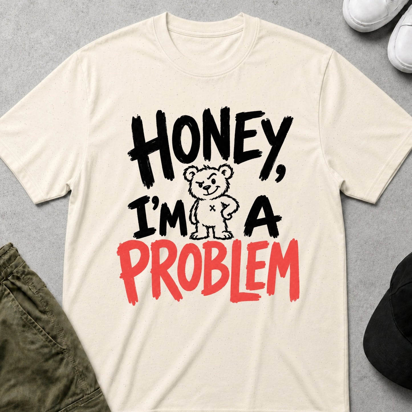 I'm a Problem T-Shirt Natural