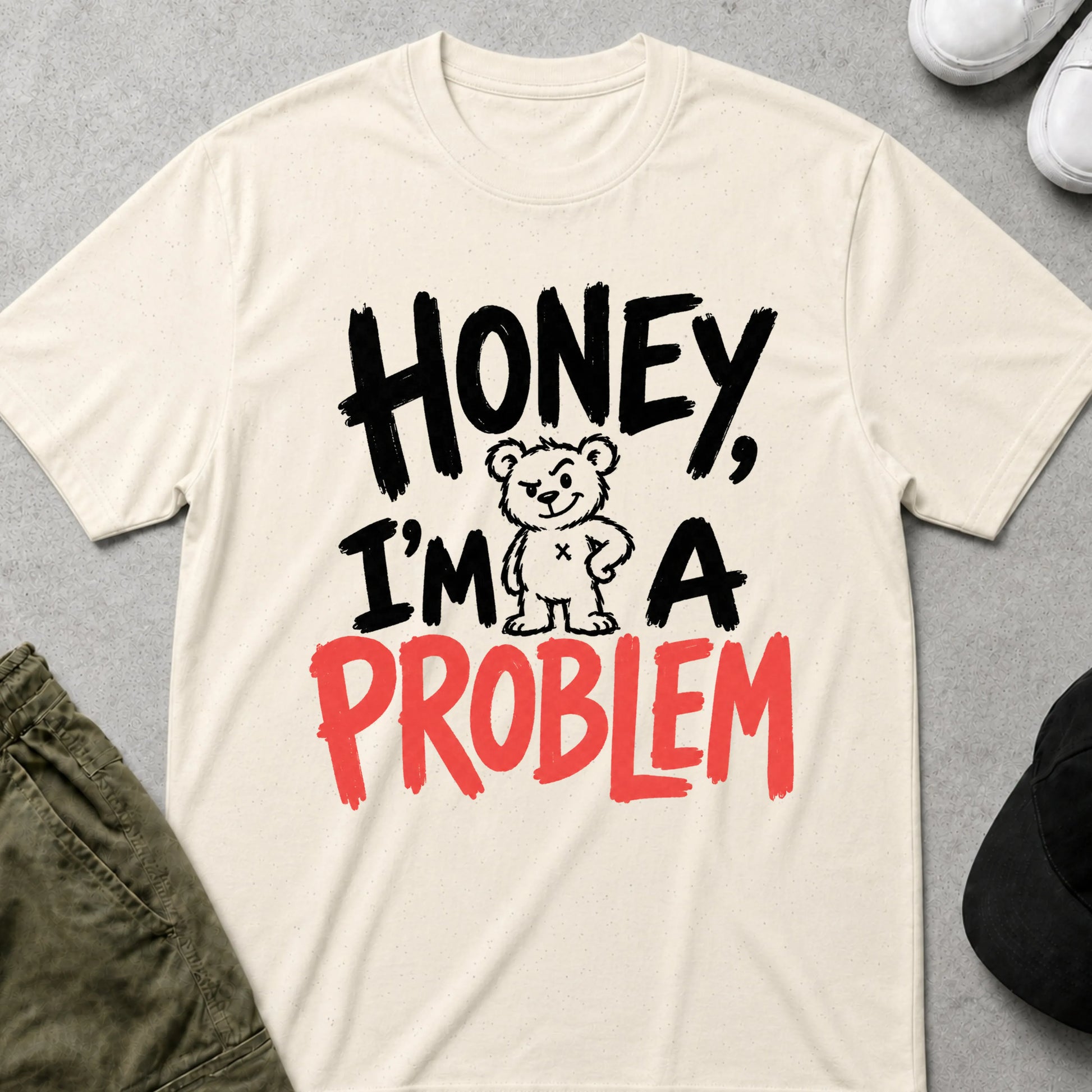 I'm a Problem T-Shirt Natural