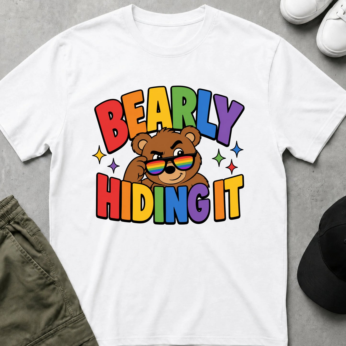 I'm Not Hiding T-Shirt White