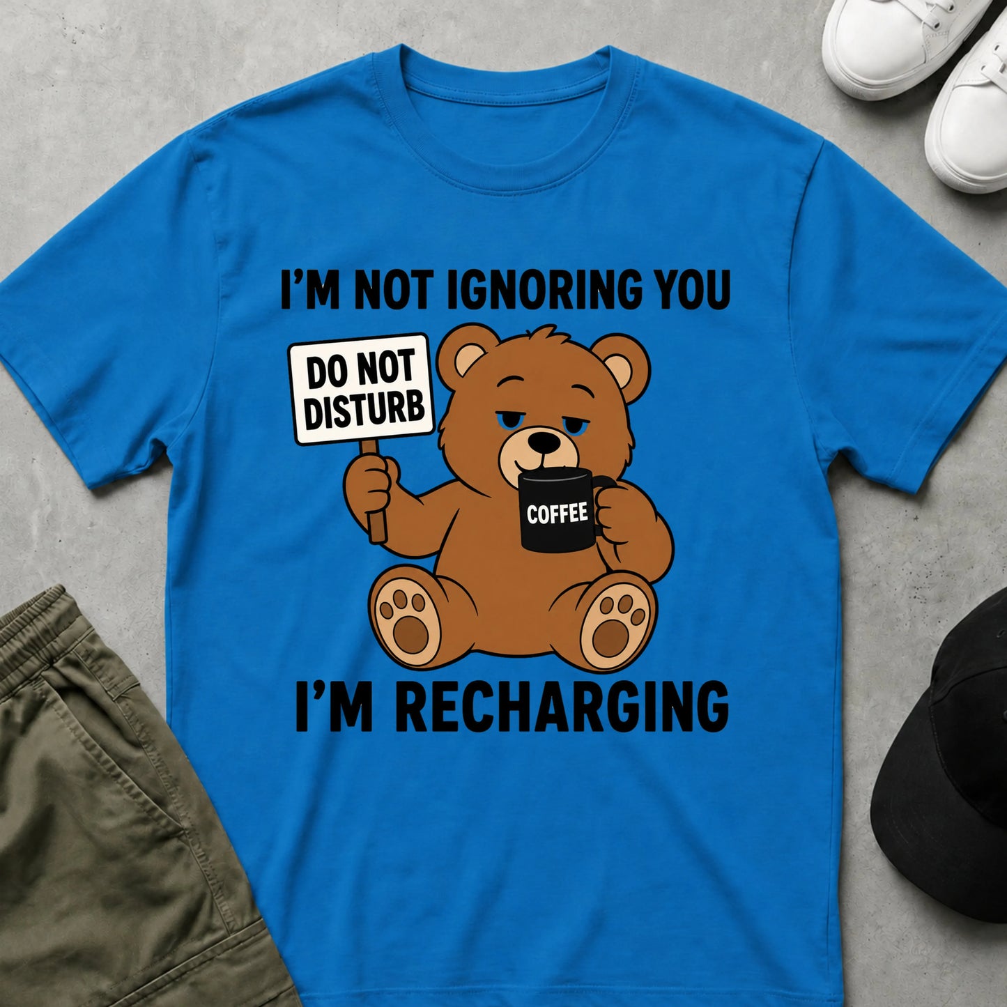 I'm Recharging T-Shirt Sapphire