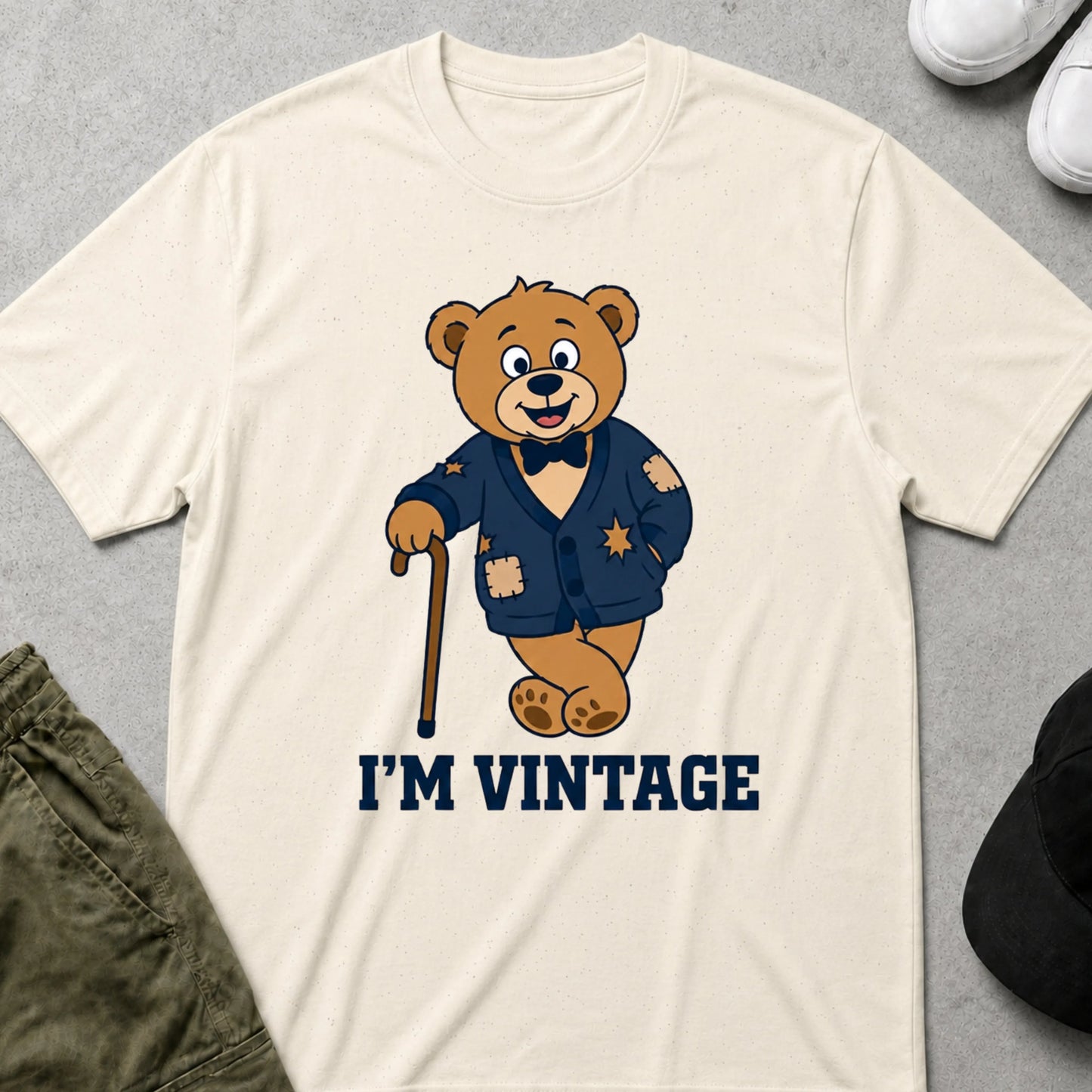 I'm Vintage T-Shirt Natural