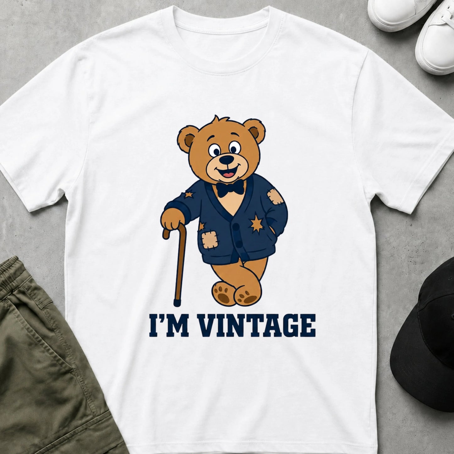 I'm Vintage T-Shirt White