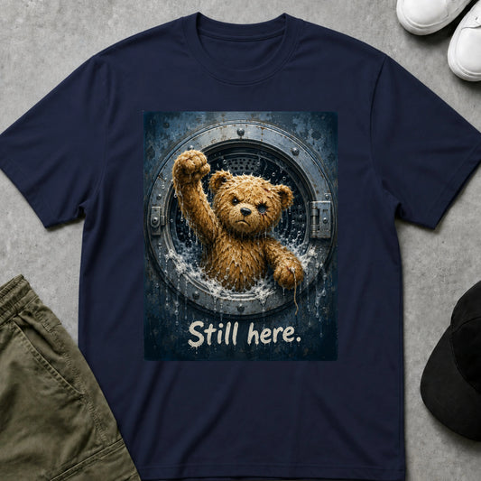 Cool Teds Teddy-Bear In a Spin T-Shirt Navy / S
