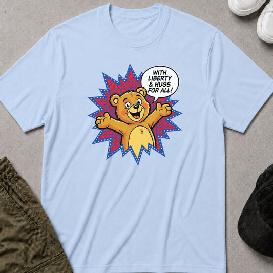 Liberty For All T-Shirt Light Blue