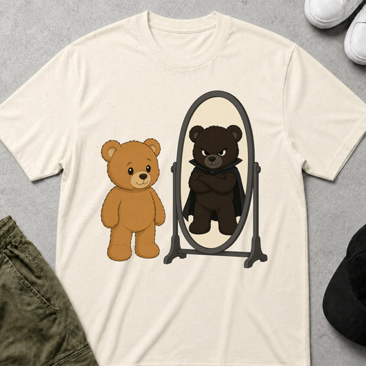 Cool Teds Teddy-Bear Mixed Feelings T-Shirt Natural / S