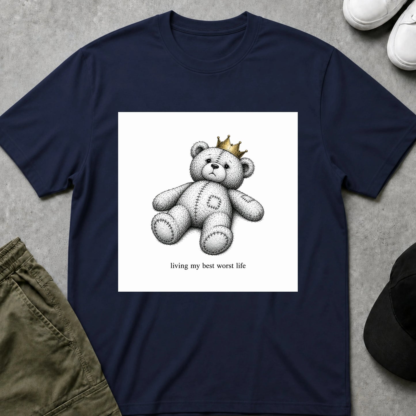 My Best Life T-Shirt Navy