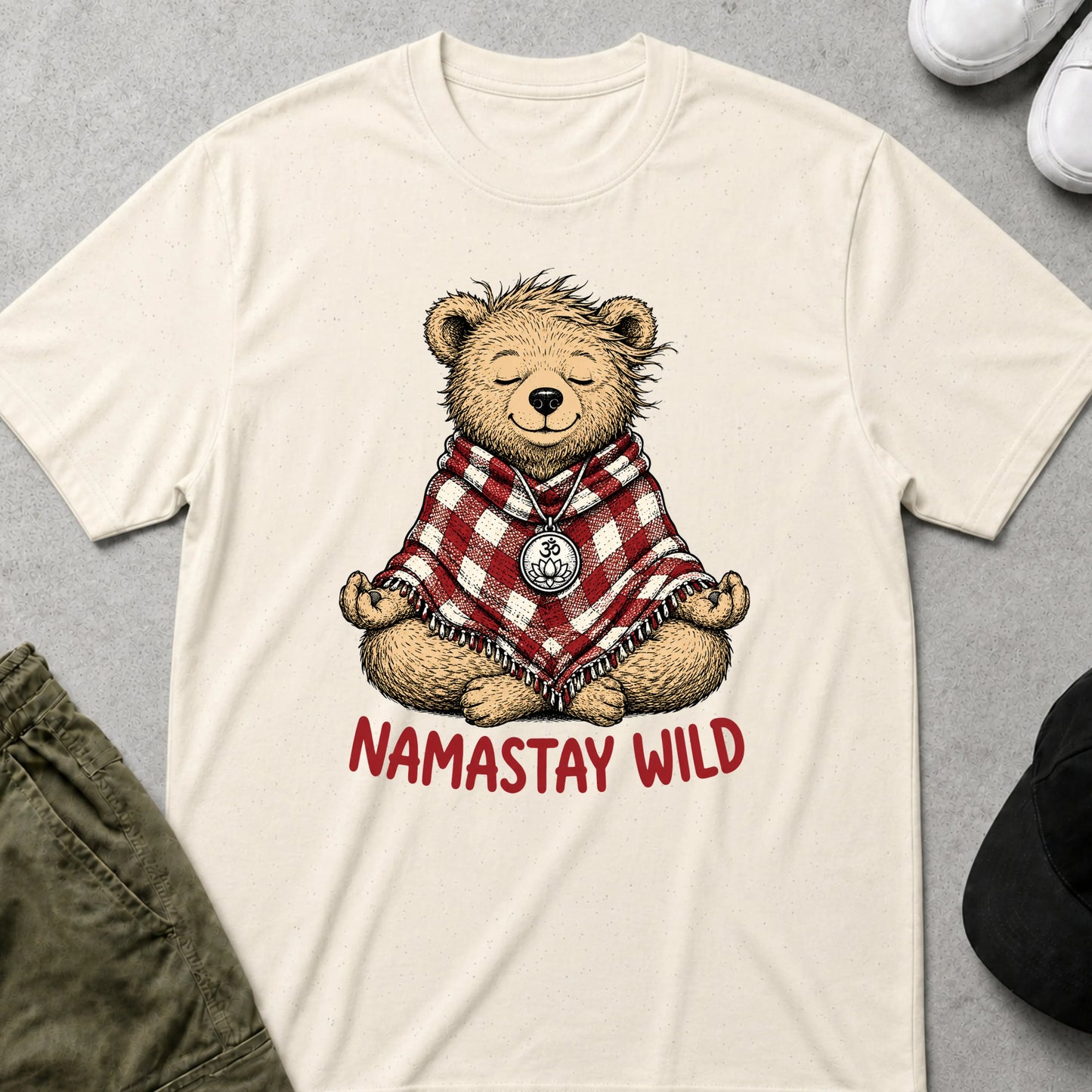 Namaste Wild T-Shirt Natural