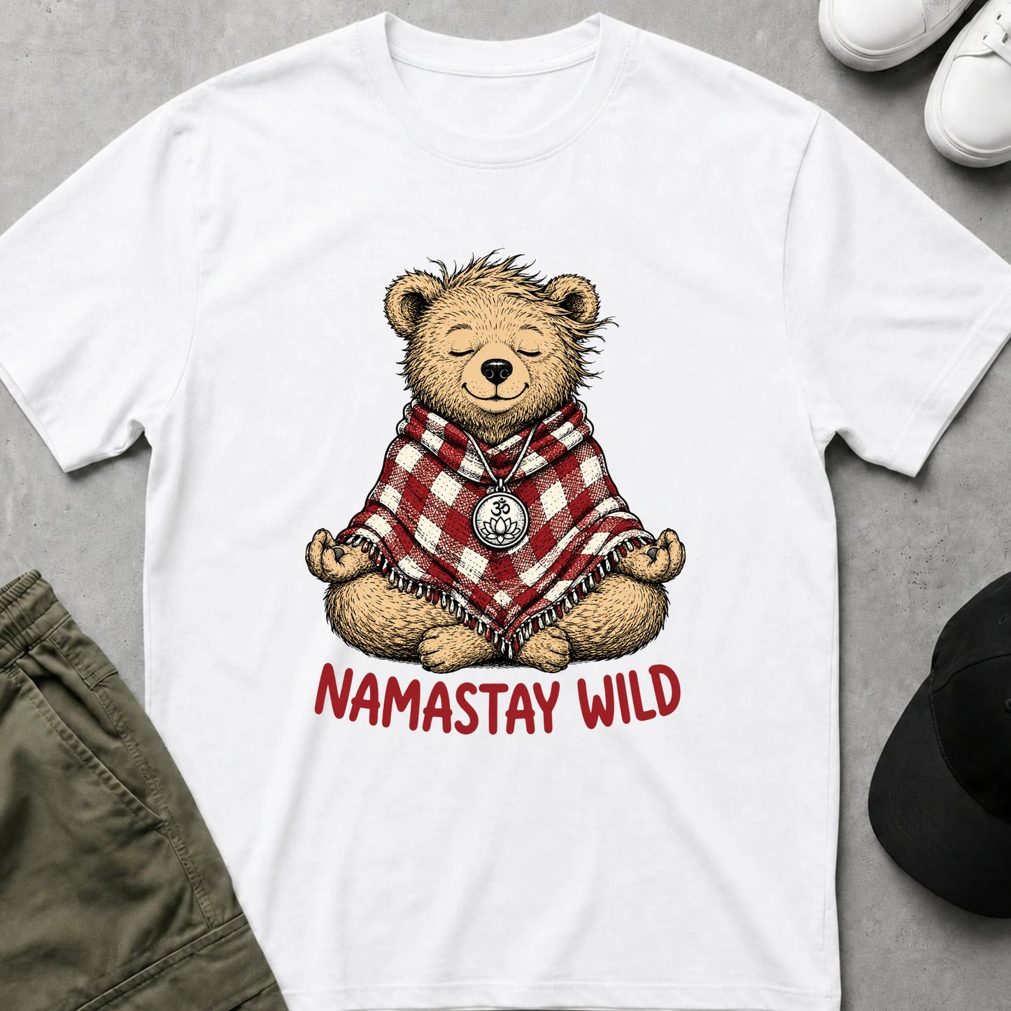 Namaste Wild T-Shirt White