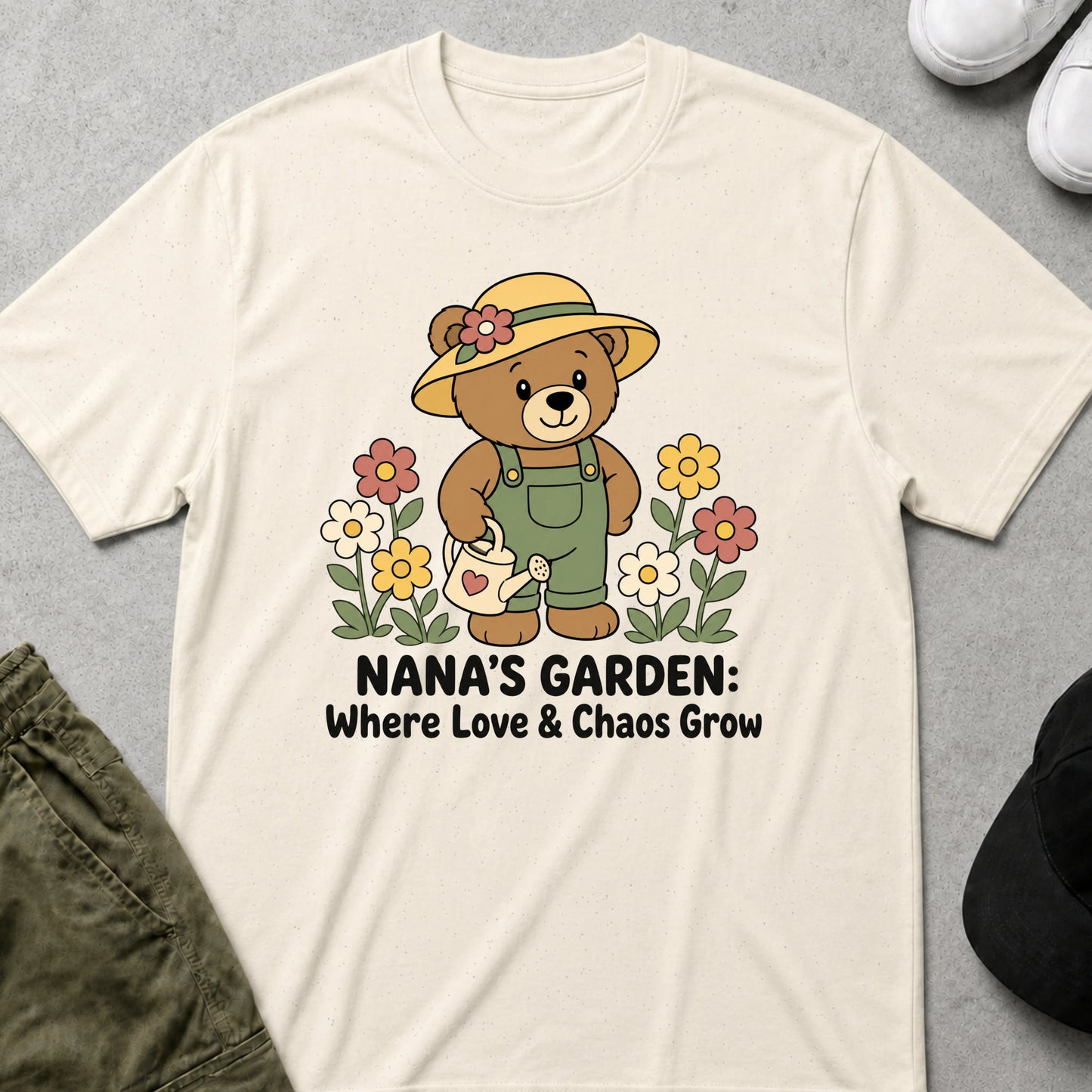 Nana's Garden T-Shirt Natural