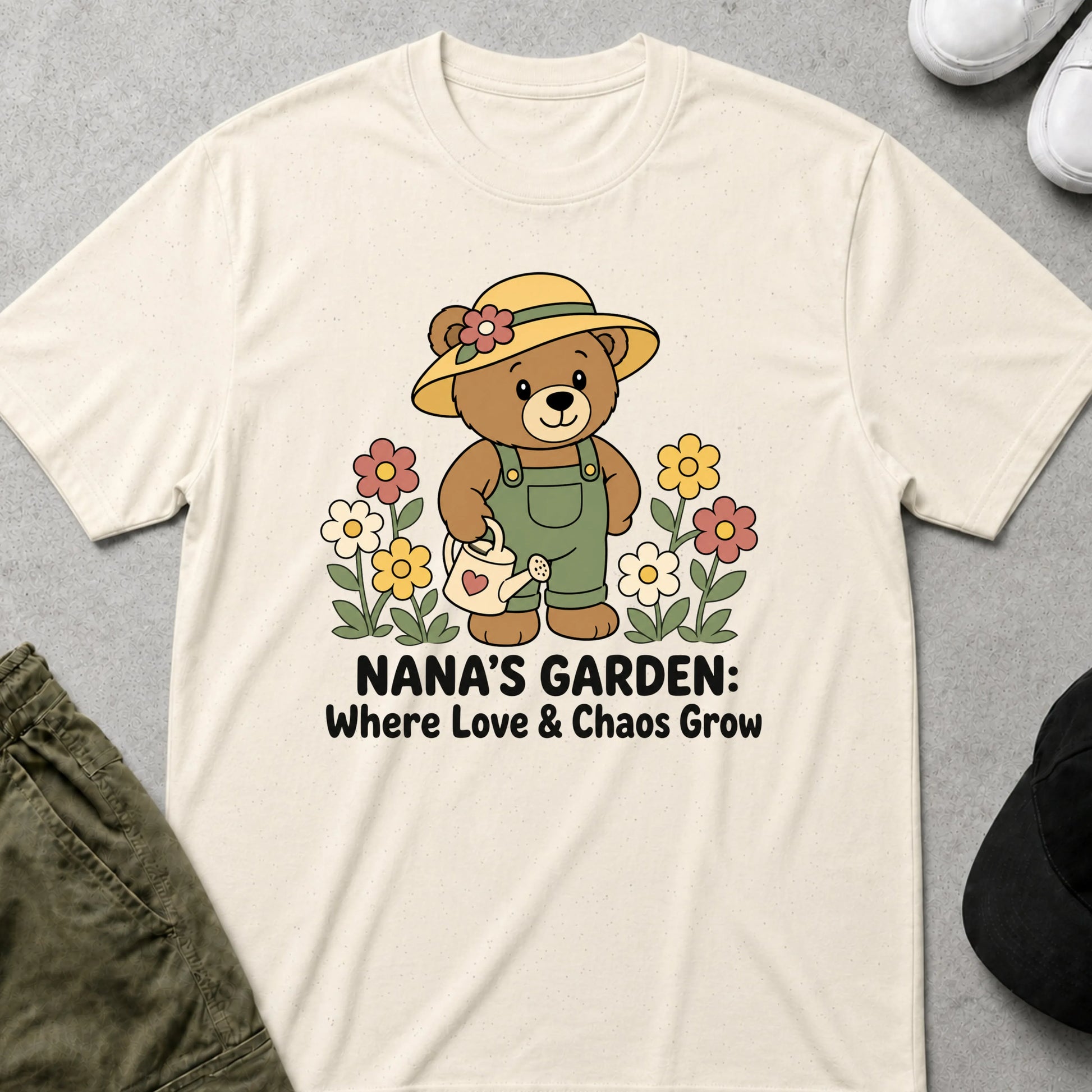 Nana's Garden T-Shirt Natural