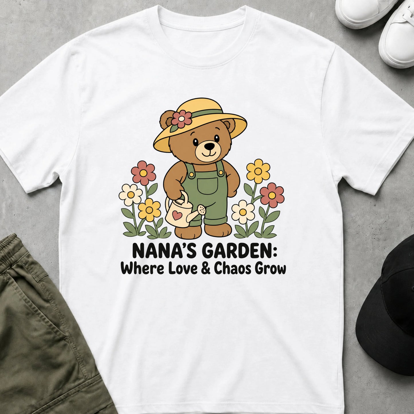 Nana's Garden T-Shirt White