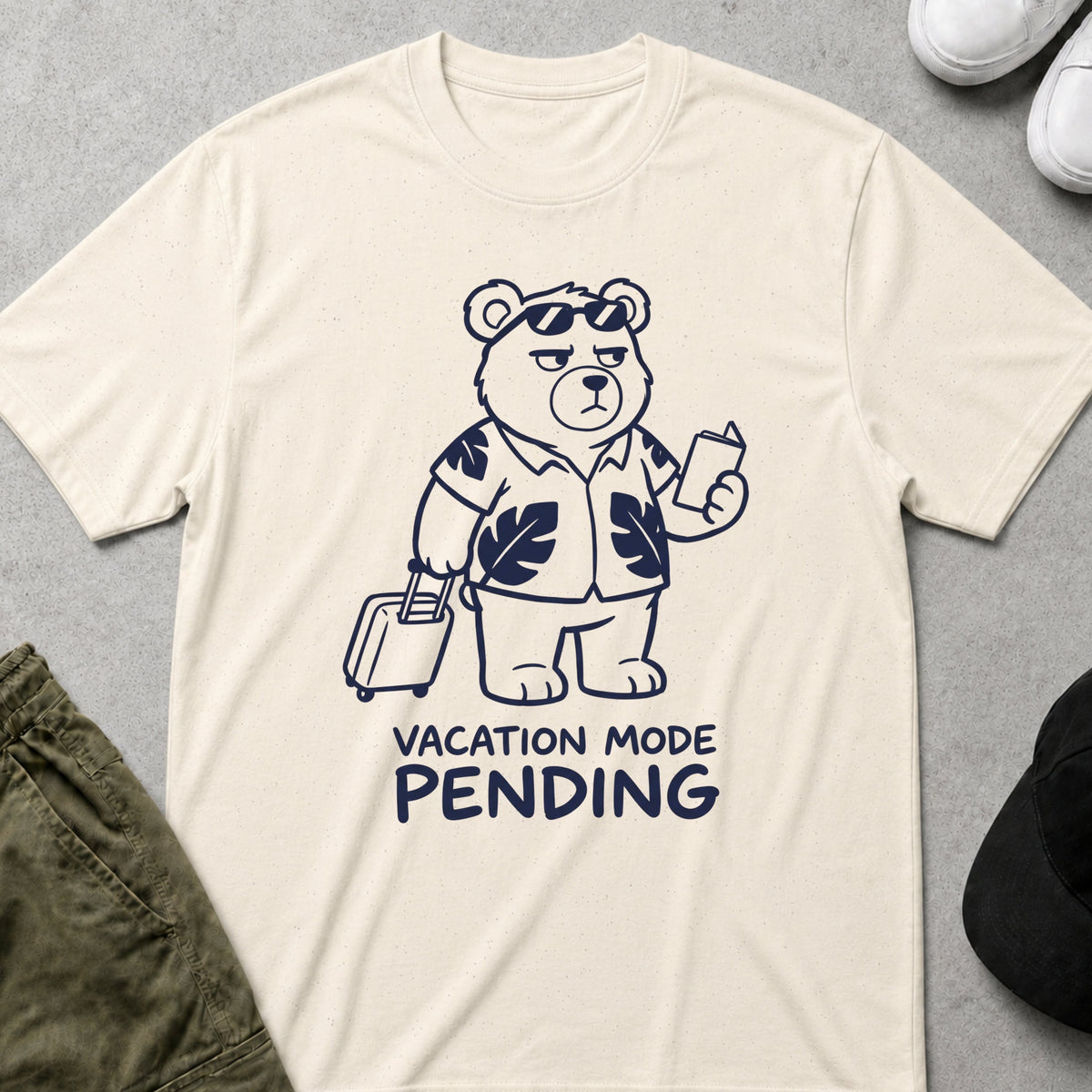 Vacation Mode Pending T-Shirt Natural