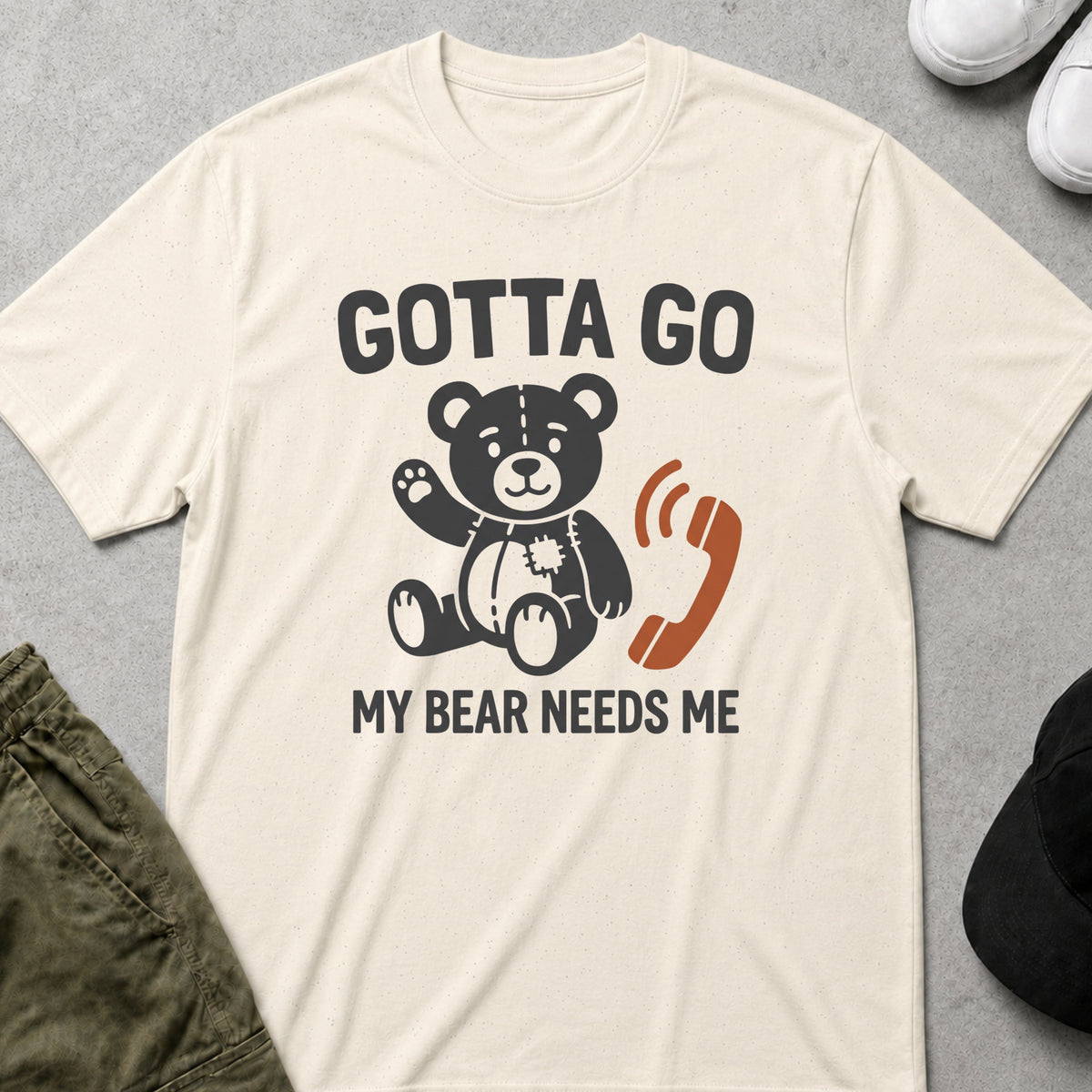 Gotta Go T-Shirt Natural