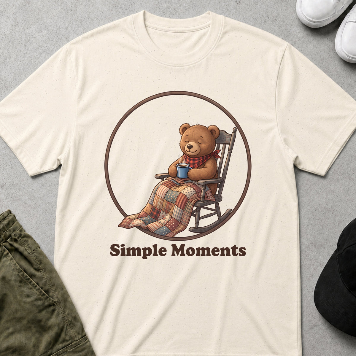 Cool Teds Teddy-Bear Simple Moments T-Shirt Natural / S