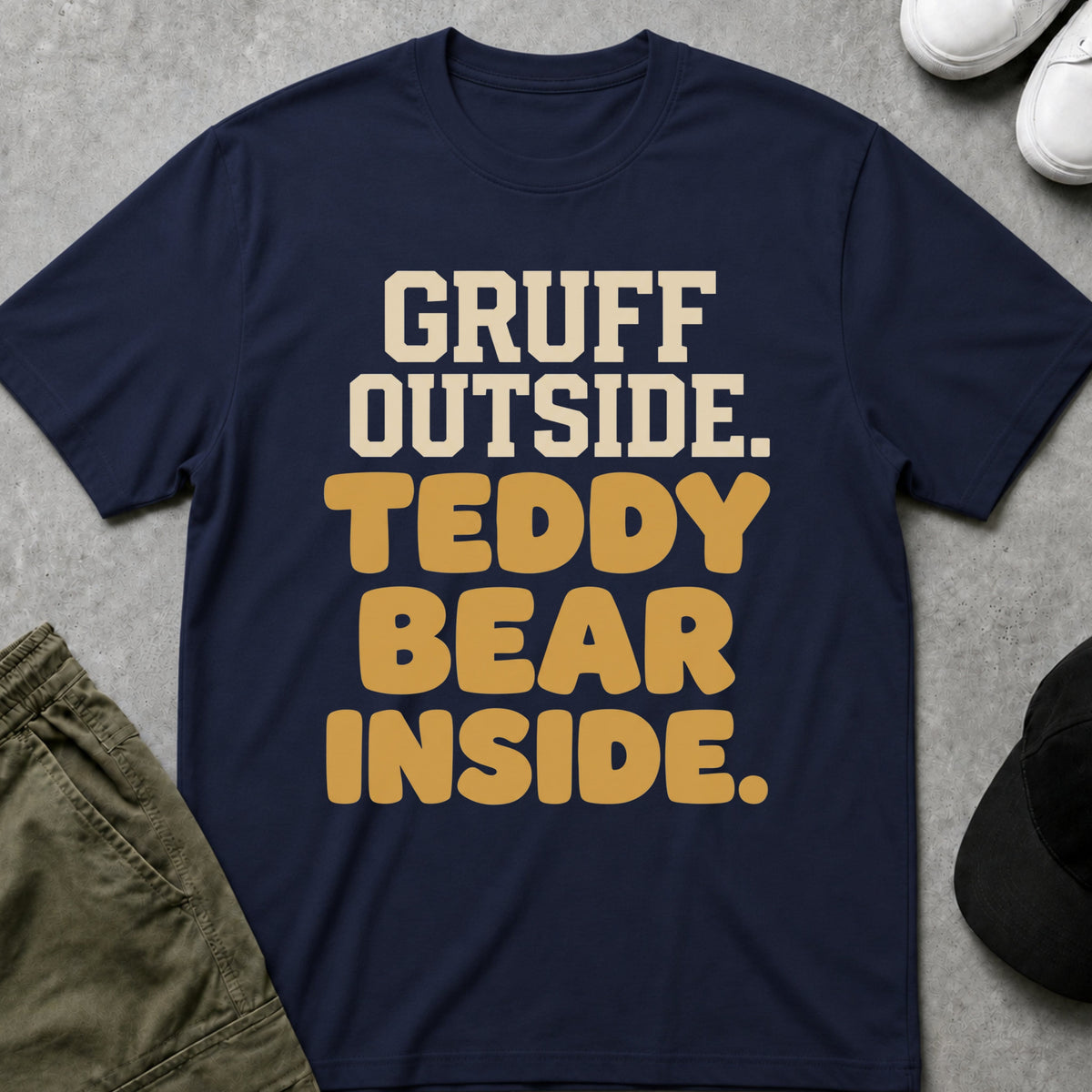 Gruff Outside T-Shirt Navy