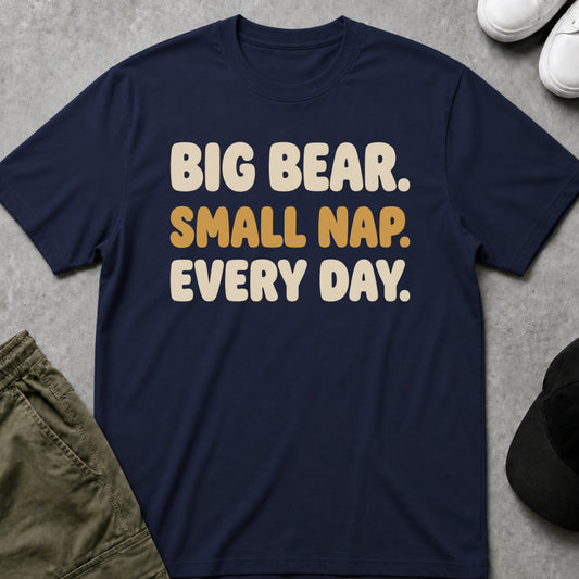 Recliner Bear T-Shirt Navy