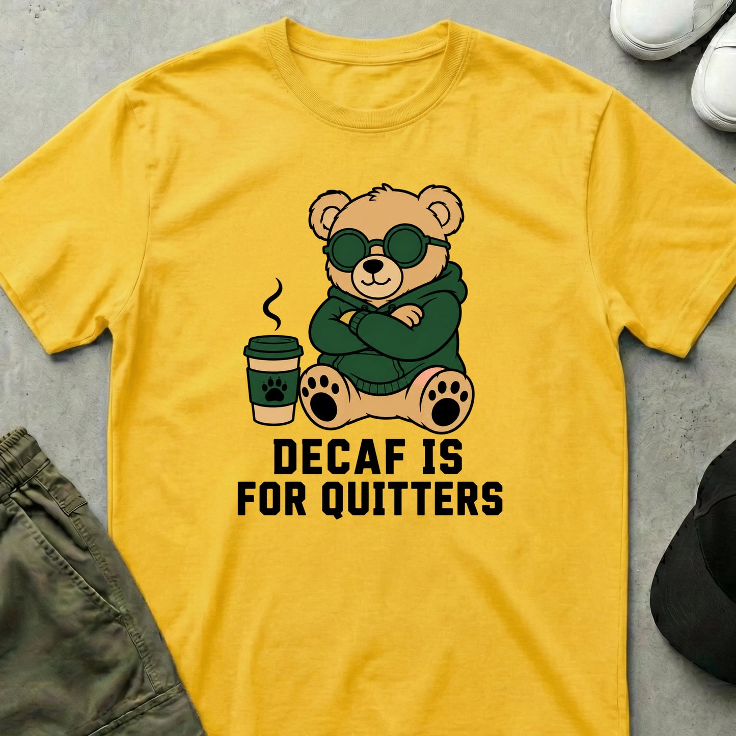No Decaf T-Shirt Daisy