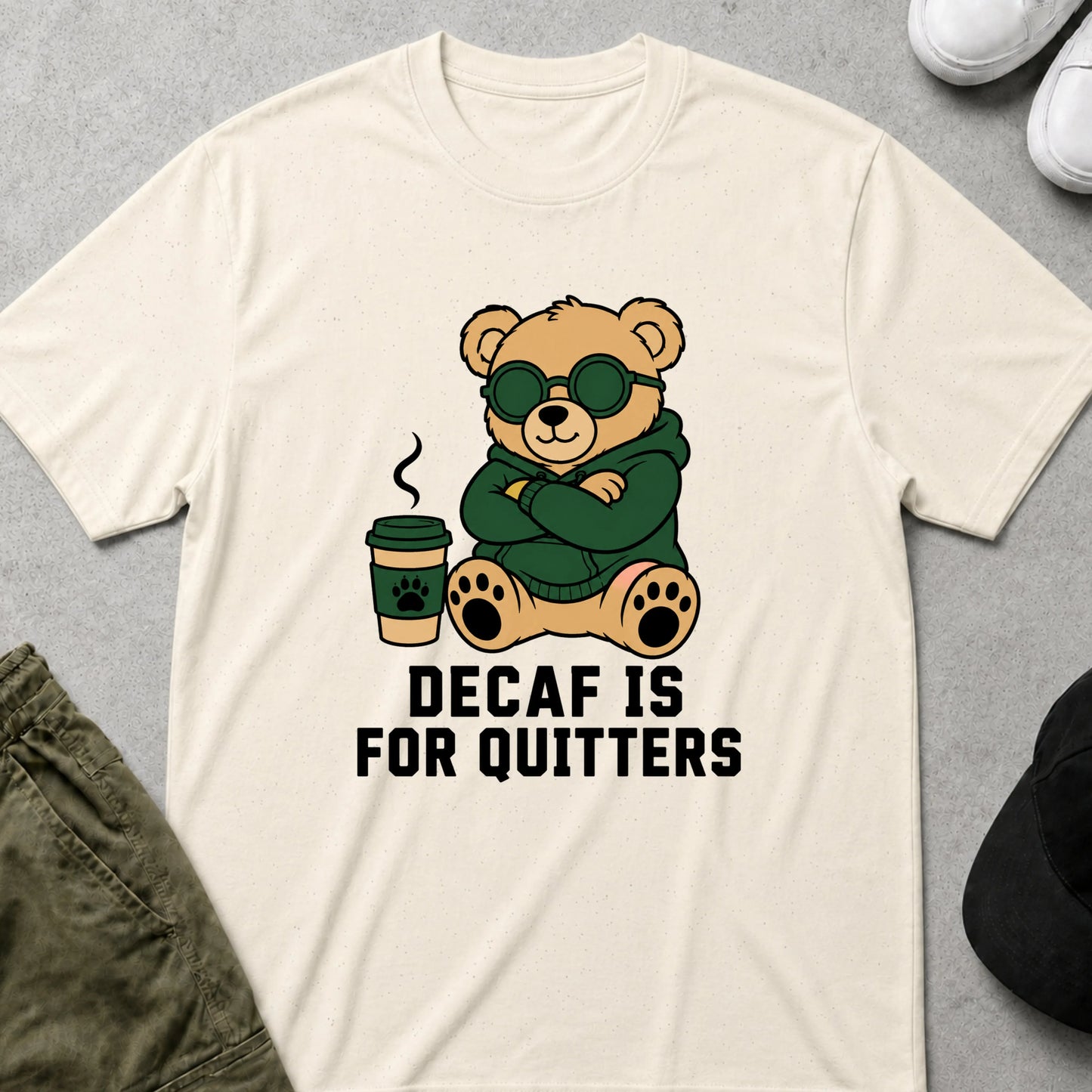 No Decaf T-Shirt Natural