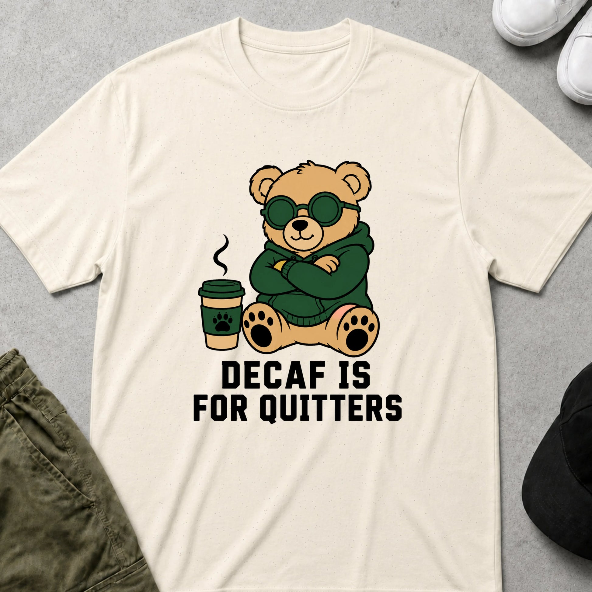 No Decaf T-Shirt Natural