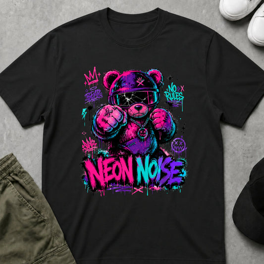 No Rules Neon T-Shirt Black