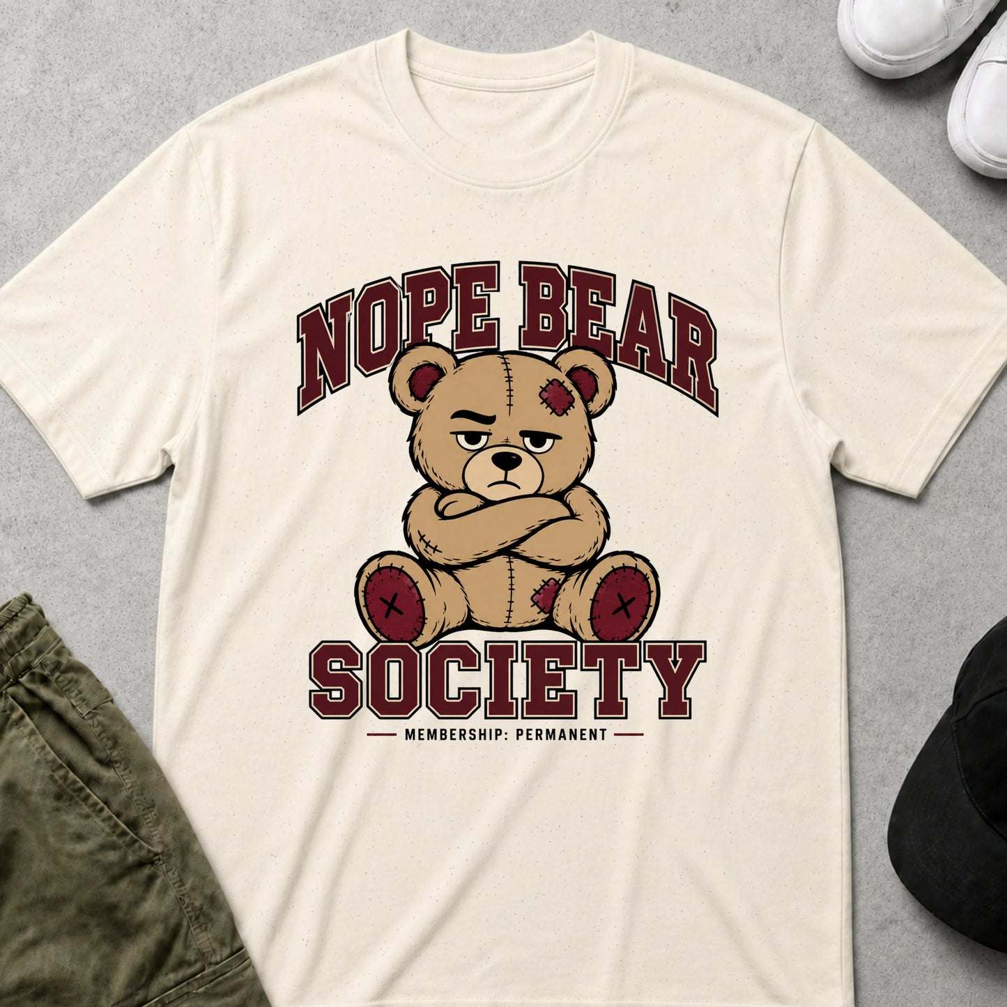 No Thanks T-Shirt Natural