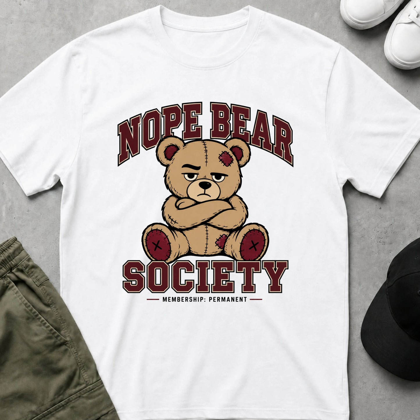 No Thanks T-Shirt White