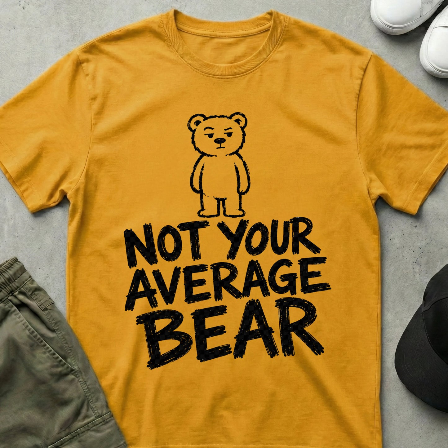 Not Average T-Shirt Gold