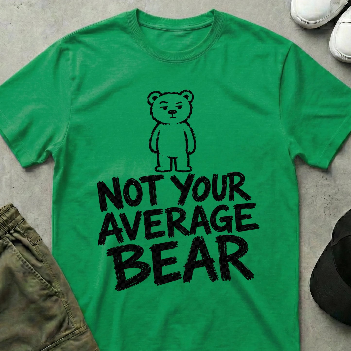 Not Average T-Shirt Irish Green