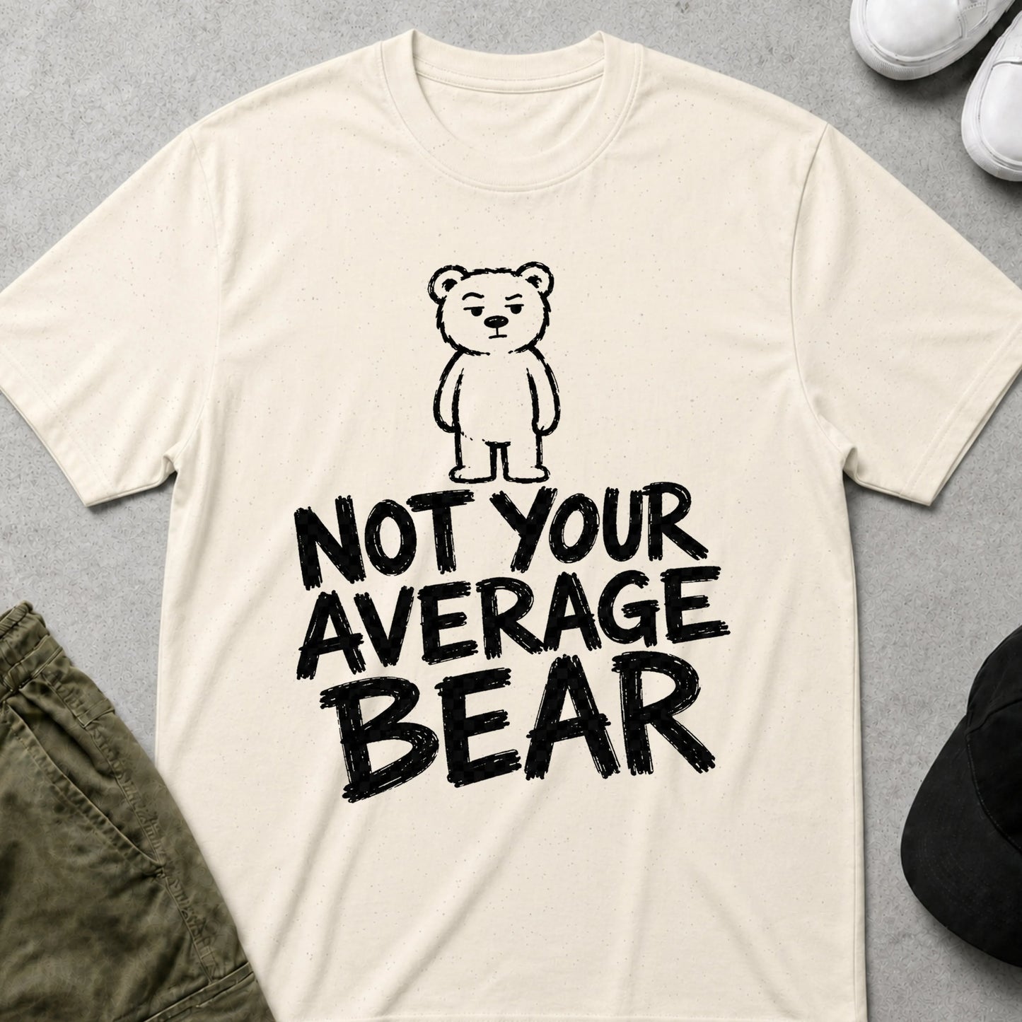 Not Average T-Shirt Natural