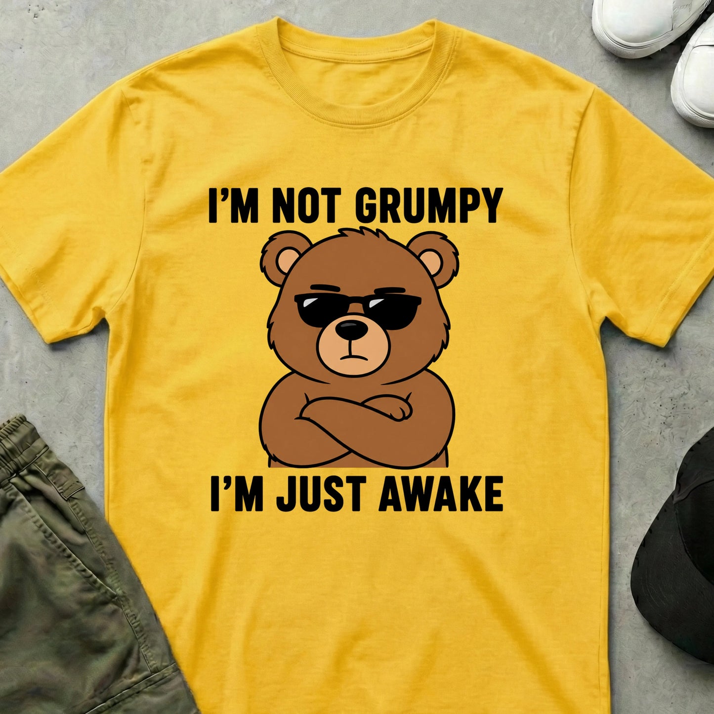 Not Grumpy T-Shirt Daisy