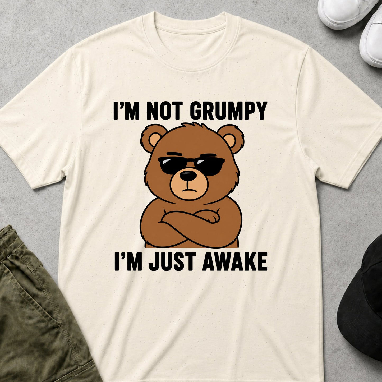 Not Grumpy T-Shirt Natural