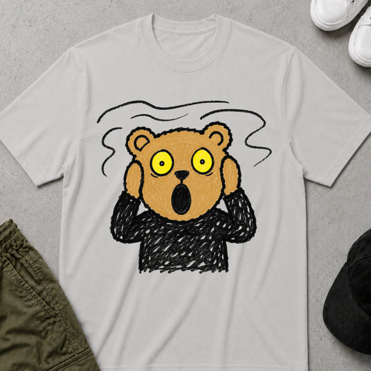 Cool Teds Teddy-Bear Oh No T-Shirt Ice Grey / S