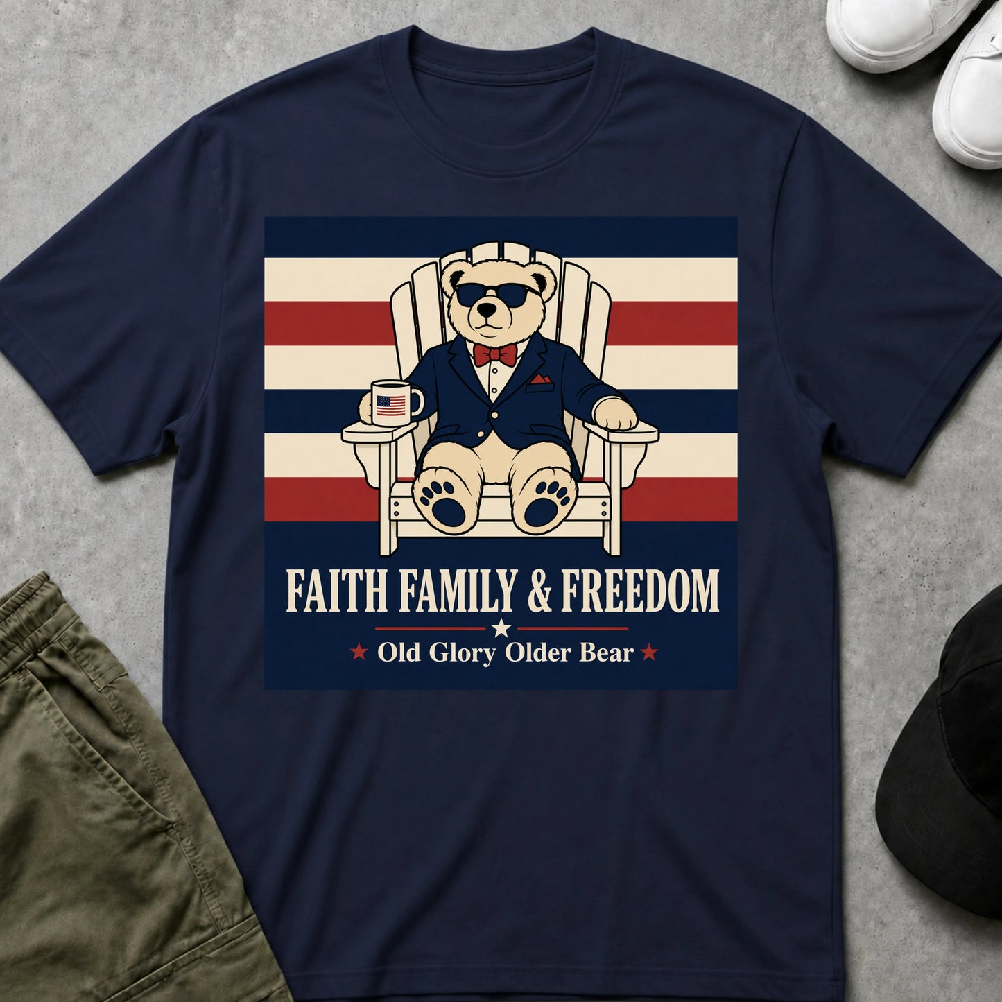 Old Glory T-Shirt Navy