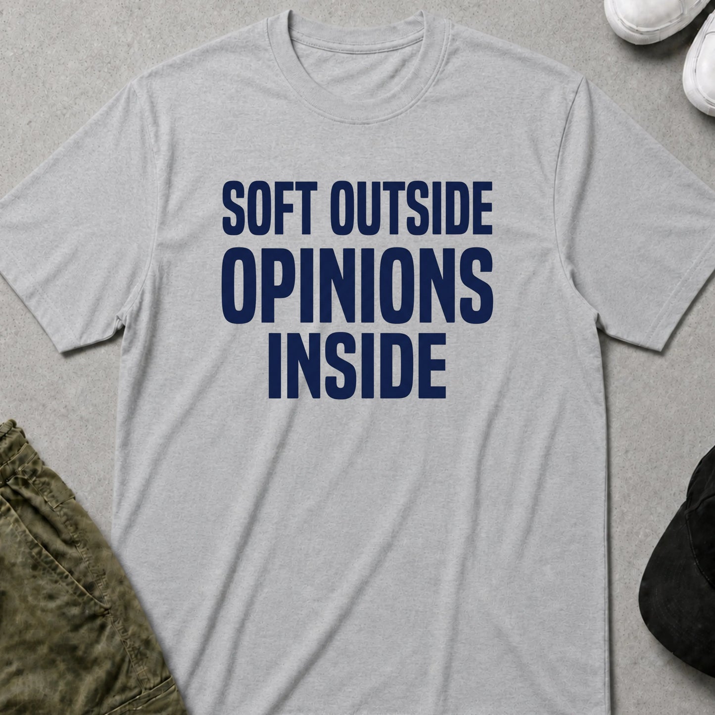 Opinions Available T-Shirt Sport Grey